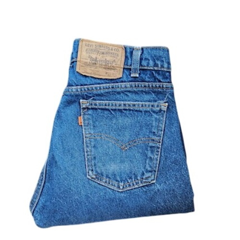LEVI'S 1980s Vintage 505 Orange Tab Jeans Made in USA Denim W33 L34